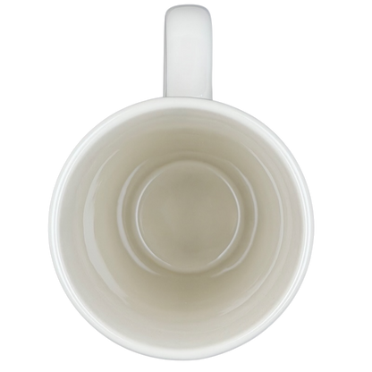 Natural Life When I Count My Blessings mug with a simple white interior and smooth handle