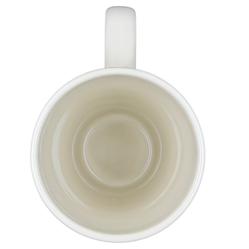 Natural Life work like you don't need the money mug in white with a simple interior design