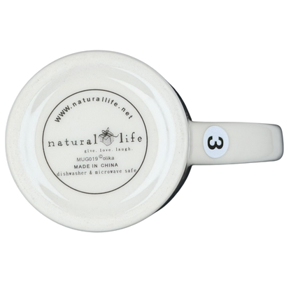 Natural Life You Mean The World To Me mug with a simple design, perfect for daily coffee enjoyment