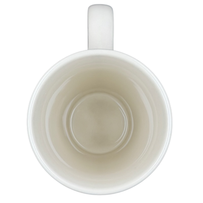 Inside view of the Natural Life You Mean The World To Me mug showcasing its smooth ceramic design