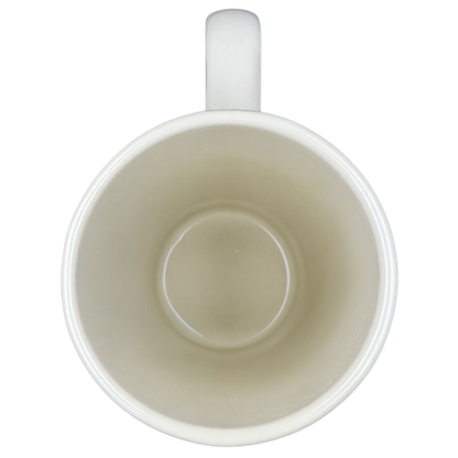 Natural Life You Mean The World To Me mug showcasing a simple, clean interior design.