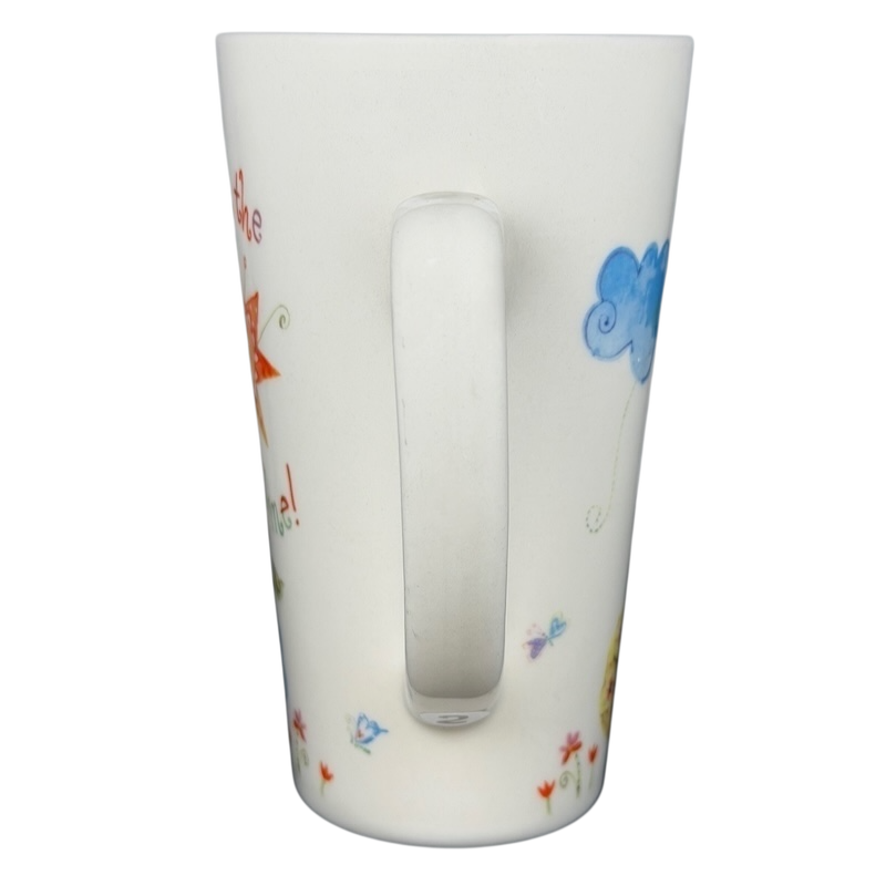 Natural Life You Mean The World To Me mug featuring colorful flower designs and inspirational motifs