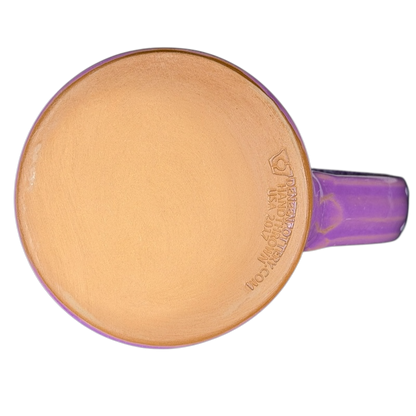 Bottom view of a Deneen Pottery mug featuring the Original Pancake House Poway and Temecula California Deneen Pottery design