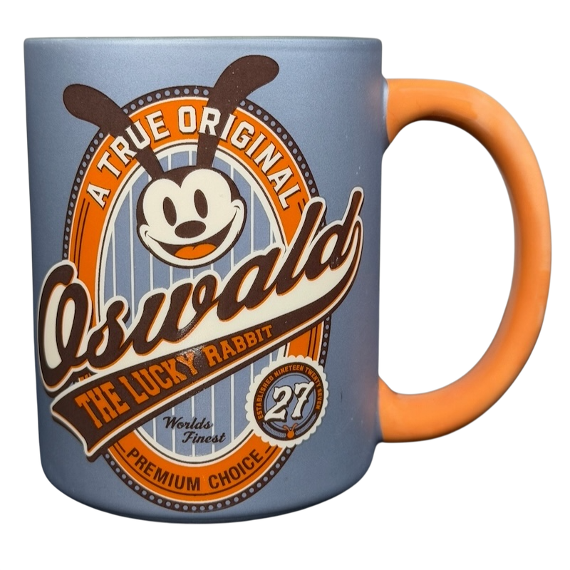 Oswald The Lucky Rabbit Disneyland Resort Mug featuring a vintage design and bright colors