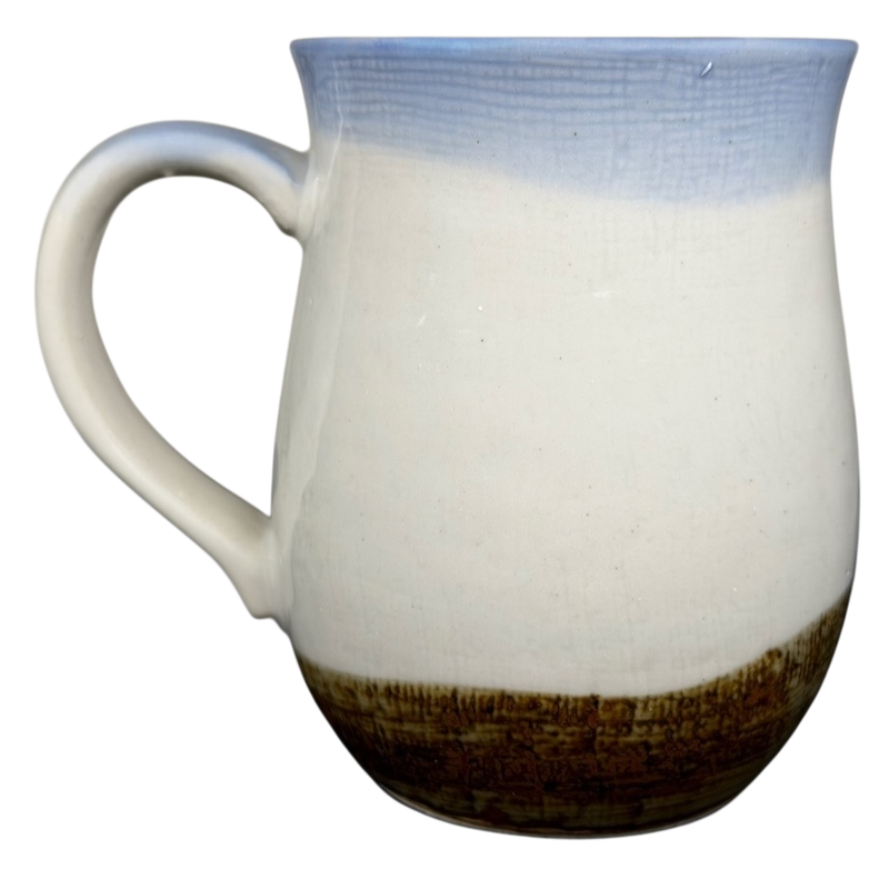 Otagiri Blue Iris tankard vintage mug with a smooth finish and earthy tones
