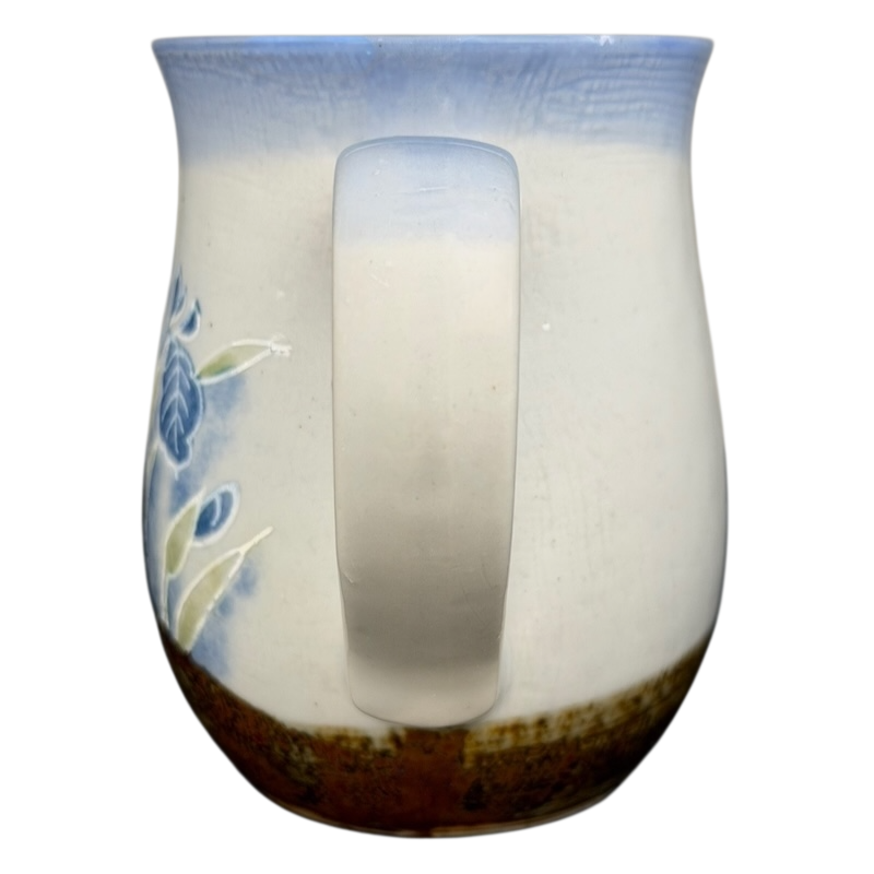 Otagiri Blue Iris tankard vintage mug with floral design and sturdy handle for collectors
