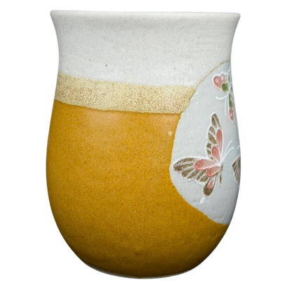 Otagiri butterflies tankard vintage mug with a unique design featuring colorful butterflies