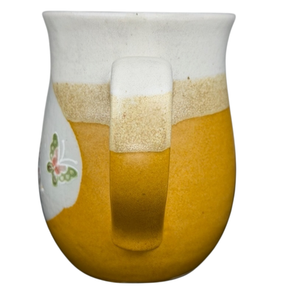 Otagiri butterflies tankard vintage mug with colorful butterfly design and textured finish