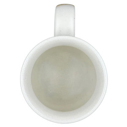 Otagiri butterflies tankard vintage mug with a smooth white finish and spacious interior