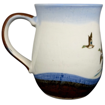 Otagiri mallard ducks vintage tankard mug featuring hand-painted duck designs and a classic shape