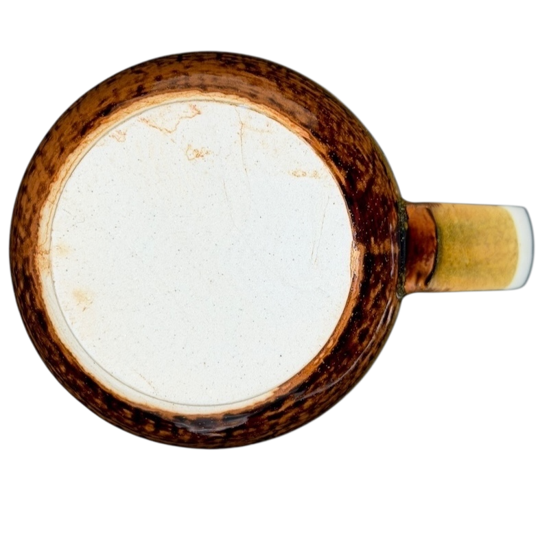 Bottom view of Otagiri owl pair mug vintage showcasing its unique craftsmanship and design