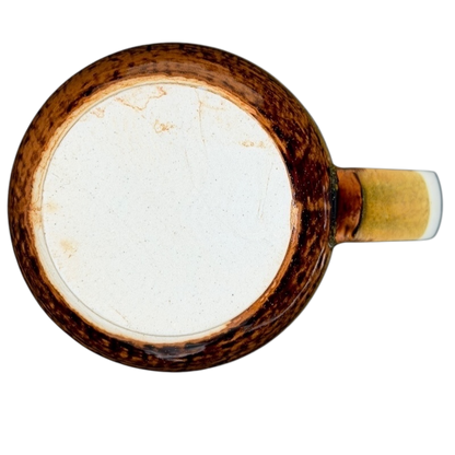 Bottom view of Otagiri owl pair mug vintage showcasing its unique craftsmanship and design