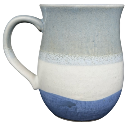 Otagiri pelican vintage tankard mug with a blue and white striped design