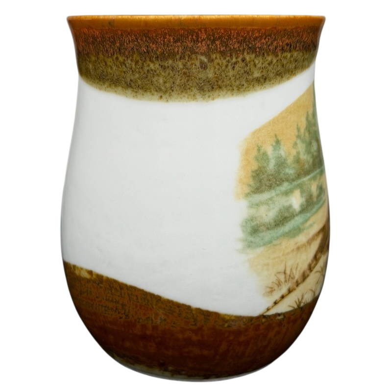 Otagiri pheasants tankard vintage mug with nature scene and earthy colors for collectors