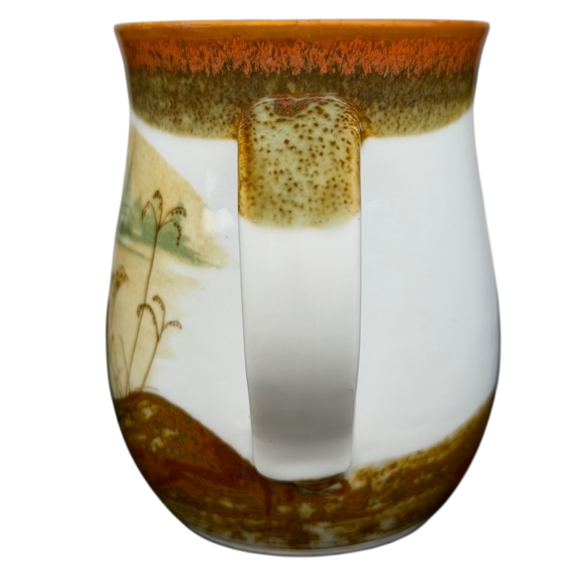 Otagiri pheasants tankard vintage mug featuring a scenic design with natural elements
