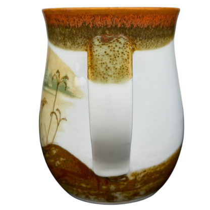 Otagiri pheasants tankard vintage mug featuring a scenic design with natural elements