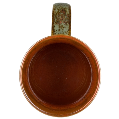 Otagiri pheasants tankard vintage mug with a unique glaze and intricate handle design