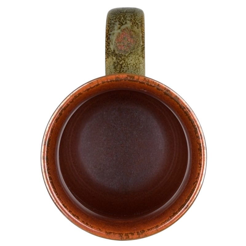 Otagiri seagulls tankard vintage mug with a rustic design and unique handle detail