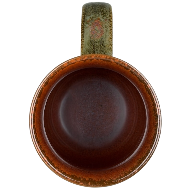 Otagiri seagulls tankard vintage mug featuring a rustic design and glossy finish