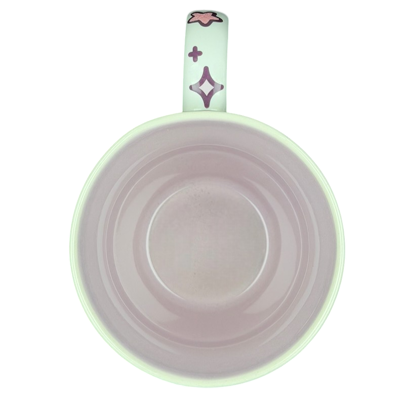 Pusheen Pusheenicorn Mug Our Name Is Mud with a pastel interior and whimsical handle design