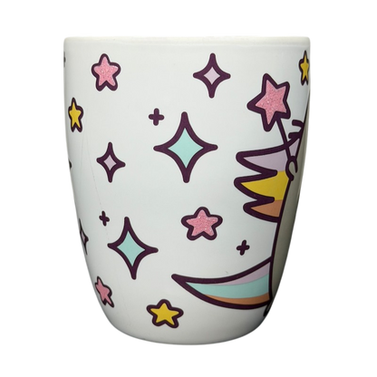Pusheen Pusheenicorn Mug Our Name Is Mud featuring colorful stars and a cute unicorn design