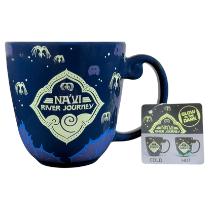 Pandora Na'vi River Journey Disney mug featuring glow-in-the-dark design and vibrant colors