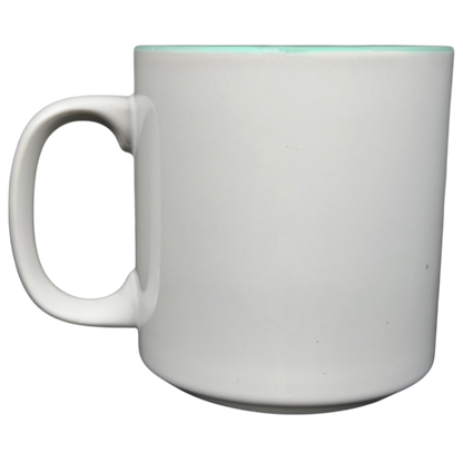 White HEATHER Poetry Name Mug Papel with a smooth finish and comfortable handle