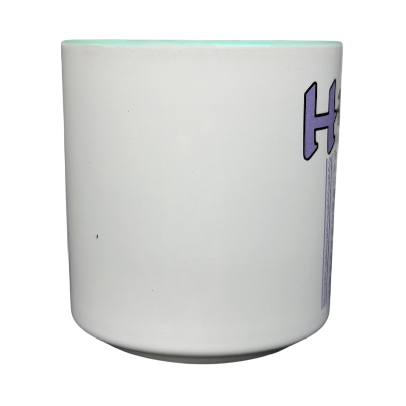 HEATHER Poetry Name Mug Papel in White with Bold Lettering and Smooth Finish