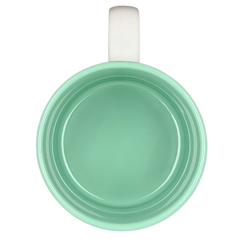 HEATHER Poetry Name Mug Papel in mint green with smooth ceramic finish and comfortable handle