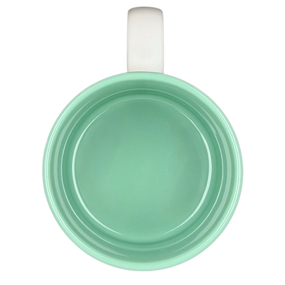 HEATHER Poetry Name Mug Papel in mint green with smooth ceramic finish and comfortable handle
