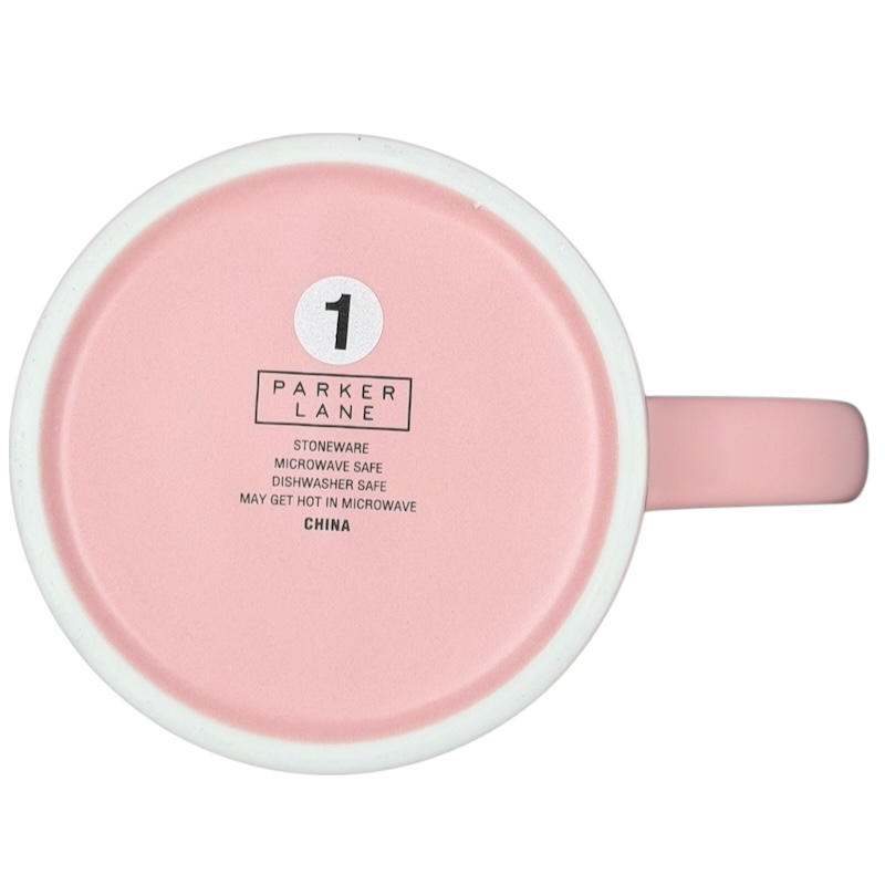 Parker Lane Add to Cart Kind of Day mug with a pink design, perfect for everyday use