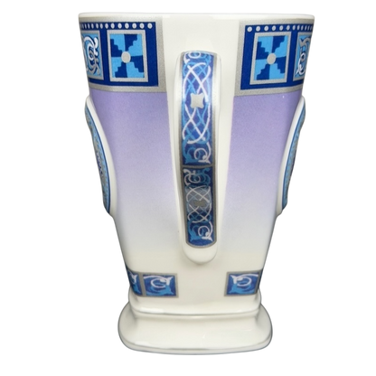 Celtic mug Past Times collectible featuring intricate blue and purple designs for collectors
