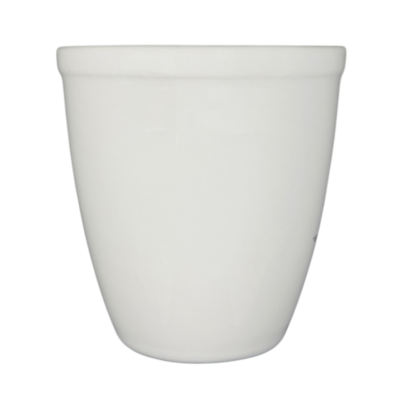 Blank white Peanuts Lucy and Snoopy collectible mug ready for custom designs or personalization