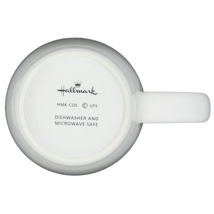 Hallmark Peanuts Lucy and Snoopy collectible mug featuring dishwasher and microwave safe design