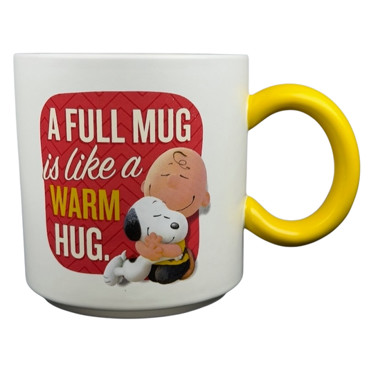 Peanuts Movie Charlie Brown Snoopy Hallmark mug with colorful handle and heartwarming quote