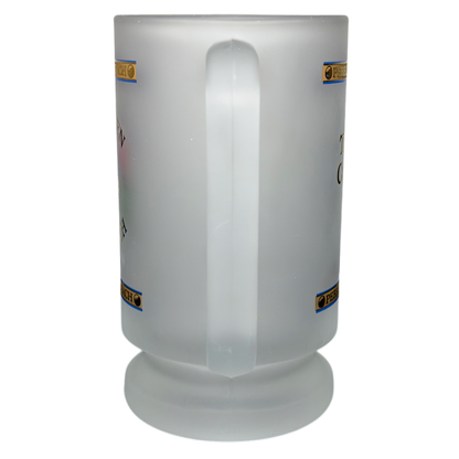 Starbucks Pebble Beach 100th U.S. Open 2000 Commemorative Frosted Glass Mug with unique design
