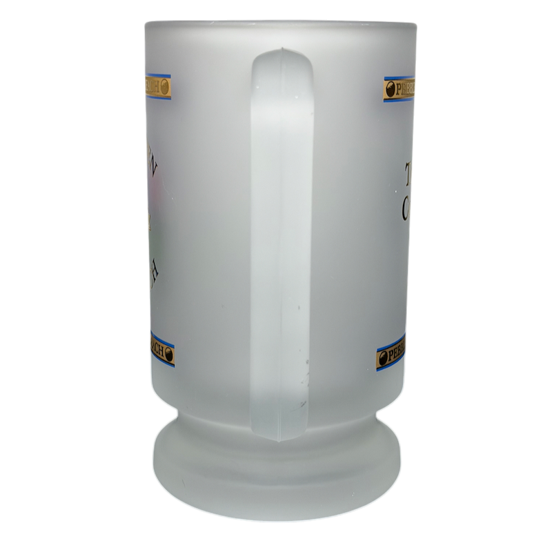 Starbucks Pebble Beach 100th U.S. Open 2000 Commemorative Frosted Glass Mug with detailed logo