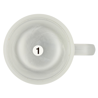 Pebble Beach 100th U.S. Open 2000 Commemorative Frosted Glass Mug with a clean, elegant design