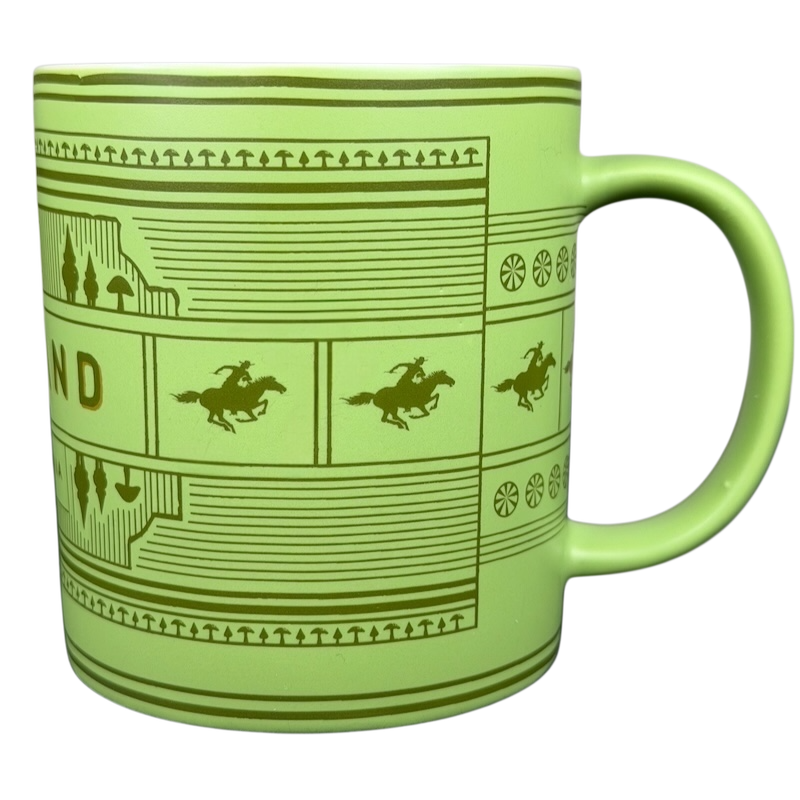 Peet's Coffee Insider Oakland mug featuring a unique design with galloping horses