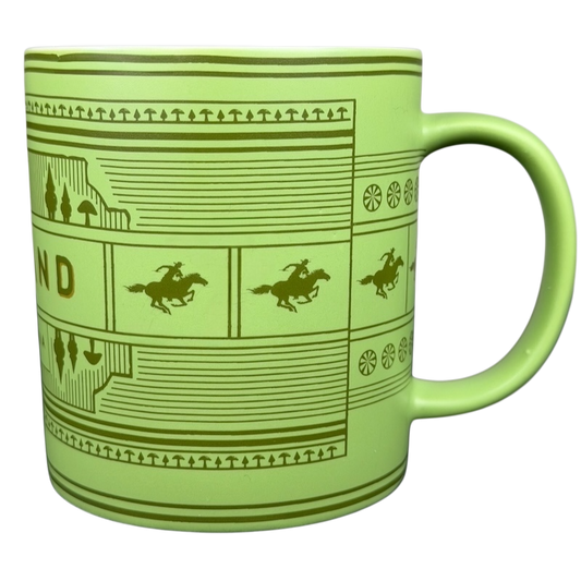 Peet's Coffee Insider Oakland mug featuring a unique design with galloping horses