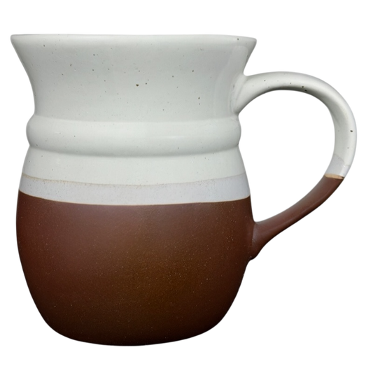 Peet's Coffee Two Tone collectible mug 16oz. with a stylish brown and white design for coffee lovers