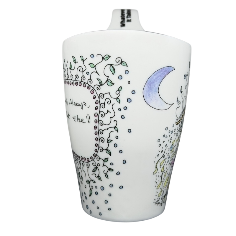 Churchill Pierce Brosnan Whatever It Takes mug with intricate designs and colorful accents