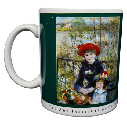 Pierre-Auguste Renoir Two Sisters On The Terrace Mug Copco featuring a vibrant artwork design