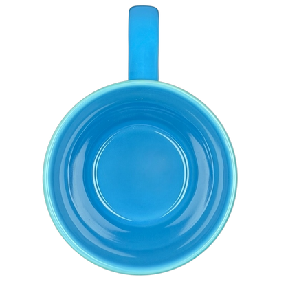 Bright blue Finding Dory Mug Pixar Disney Store with a comfortable handle for everyday use