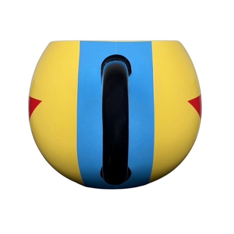 Pixar Luxo Ball collectible Disney mug in vibrant colors with a distinctive handle