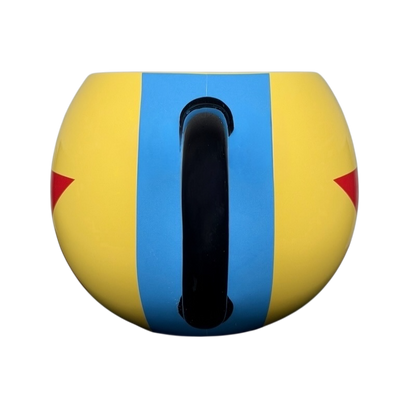 Pixar Luxo Ball collectible Disney mug in vibrant colors with a distinctive handle