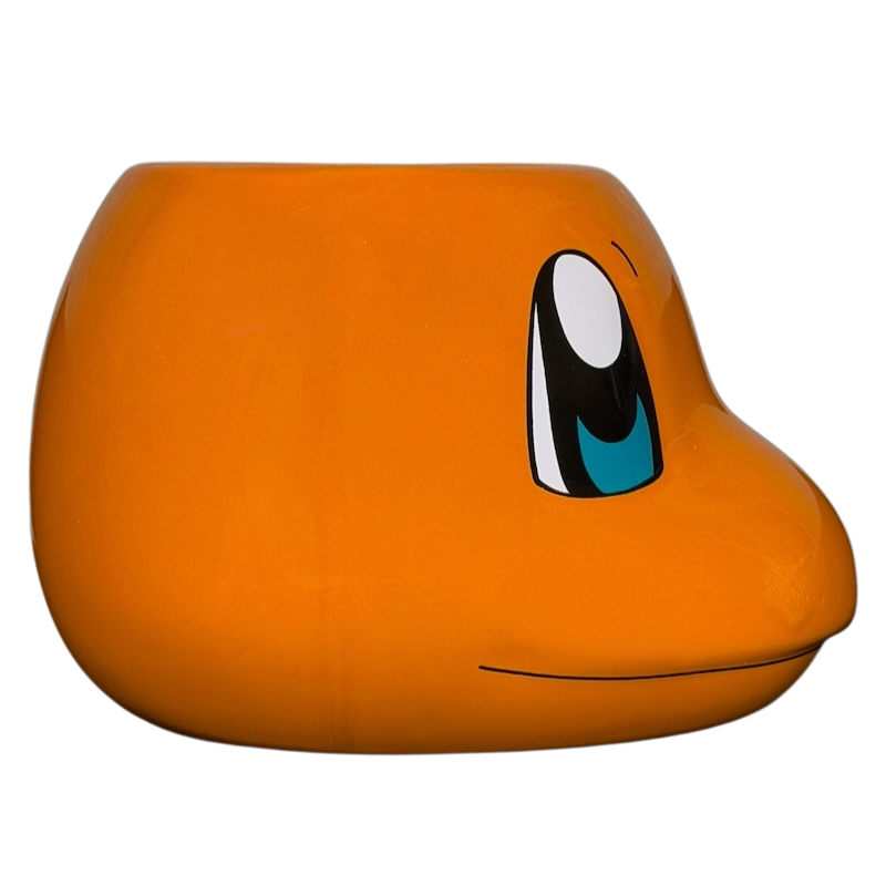 Cute Pokemon Charmander Mug in Orange with a Bright Face Design for Fans and Collectors