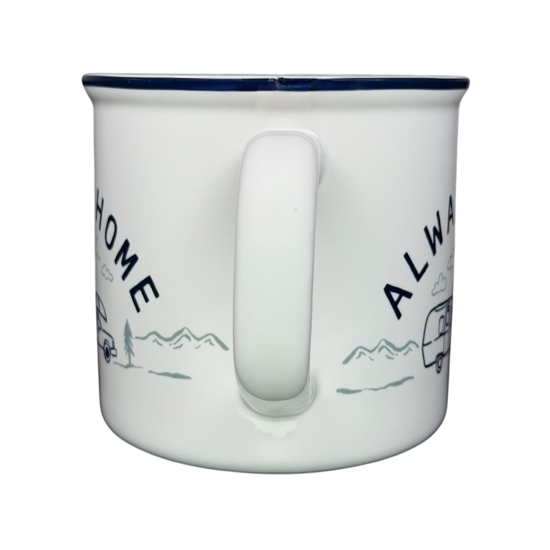 Airstream Always Home Mug Pottery Barn with a scenic outdoor design and durable ceramic material