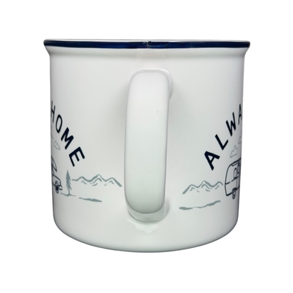 Airstream Always Home Mug Pottery Barn with a scenic outdoor design and durable ceramic material