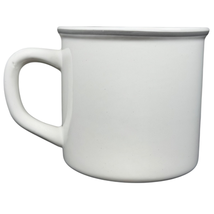 Airstream Happy Camper Mug Pottery Barn in white with a classic design and comfortable handle